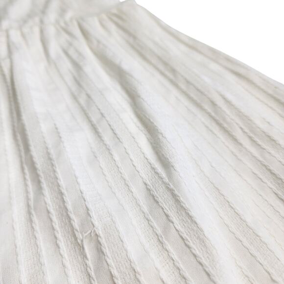 Lost + Wander Womens Asymmetrical Midi Dress Size Medium White Boho Bridal Beach - Picture 16 of 16